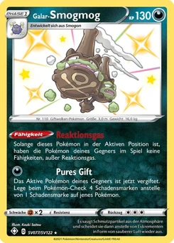 Pokémon-Karte Galar-Smogmog SV077