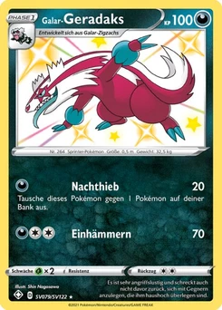 Pokémon-Karte Galar-Geradaks SV079