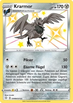 Pokémon-Karte Krarmor SV089