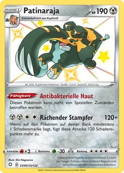 Pokémon-Karte Patinaraja SV091