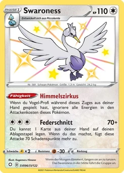 Pokémon-Karte Swaroness SV096