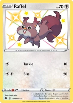 Pokémon-Karte Raffel SV099