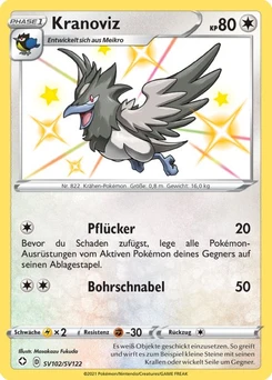 Pokémon-Karte Kranoviz SV102
