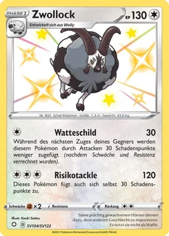 Pokémon-Karte Zwollock SV104