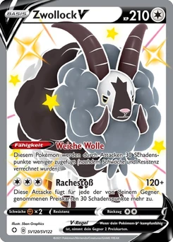 Pokémon-Karte Zwollock V SV120