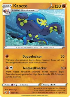 Pokémon-Karte Kaocto 101/185