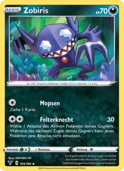 Pokémon-Karte Zobiris 105/185