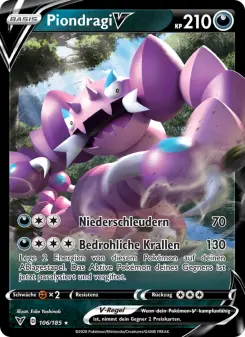 Pokémon-Karte Piondragi V 106/185
