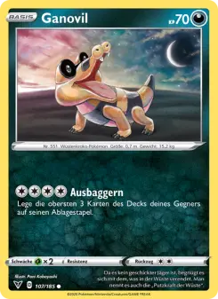 Pokémon-Karte Ganovil 107/185