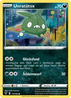 Pokémon-Karte Unratütox 110/185