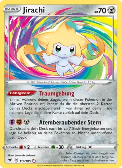 Pokémon-Karte Jirachi 119/185