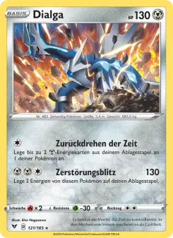 Pokémon-Karte Dialga 121/185