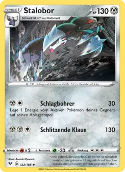 Pokémon-Karte Stalobor 122/185