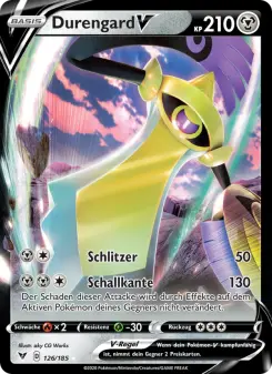 Pokémon-Karte Durengard V 126/185