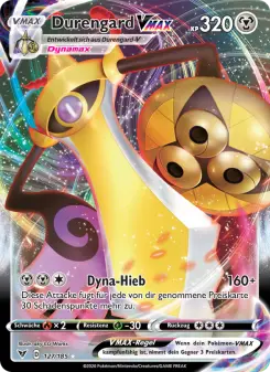 Pokémon-Karte Durengard VMAX 127/185