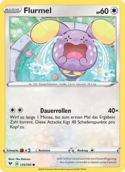 Pokémon-Karte Flurmel 135/185