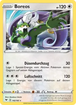 Pokémon-Karte Boreos 142/185