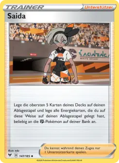 Pokémon-Karte Saida 147/185