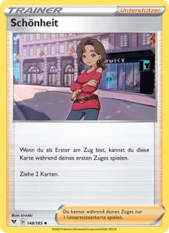 Pokémon-Karte Schönheit 148/185