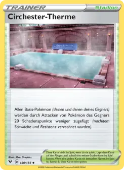 Pokémon-Karte Circhester-Therme 150/185