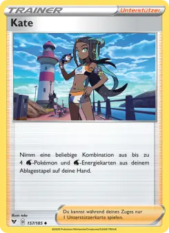 Pokémon-Karte Kate 157/185