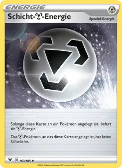 Pokémon-Karte Schicht-Metal-Energie 163/185