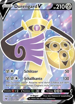 Pokémon-Karte Durengard V 177/185