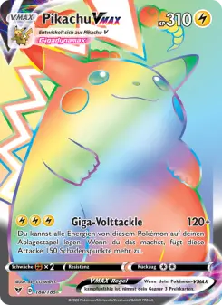 Pokémon-Karte Pikachu VMAX 188/185