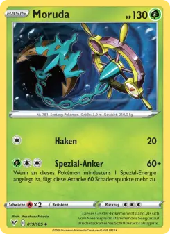 Pokémon-Karte Moruda 019/185