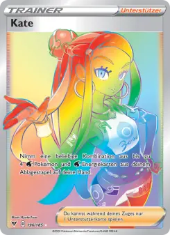 Pokémon-Karte Kate 196/185