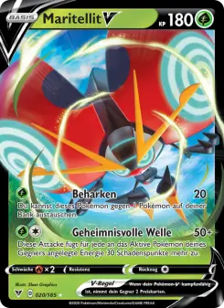 Pokémon-Karte Maritellit V 020/185
