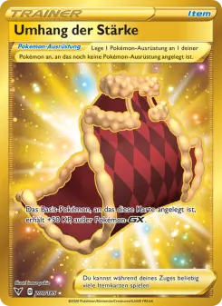 Pokémon-Karte Umhang der Stärke 200/185