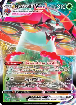 Pokémon-Karte Maritellit VMAX 021/185