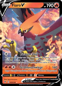 Pokémon-Karte Fiaro V 029/185