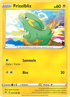 Pokémon-Karte Frizelbliz 051/185