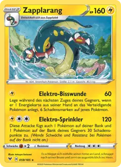 Pokémon-Karte Zapplarang 059/185