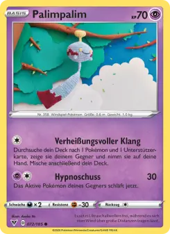 Pokémon-Karte Palimpalim 072/185