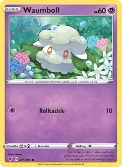 Pokémon-Karte Waumboll 075/185