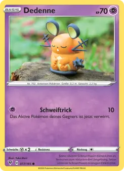 Pokémon-Karte Dedenne 077/185