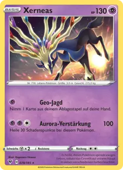 Pokémon-Karte Xerneas 078/185