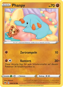 Pokémon-Karte Phanpy 086/185