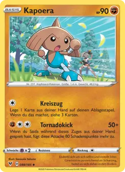 Pokémon-Karte Kapoera 088/185