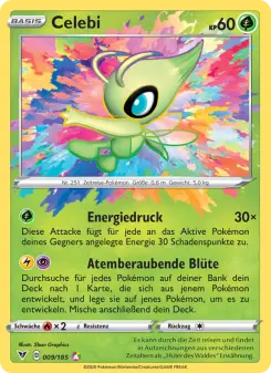 Pokémon-Karte Celebi 009/185