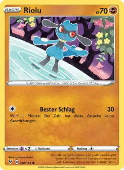 Pokémon-Karte Riolu 090/185