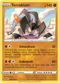 Pokémon-Karte Terrakium 092/185