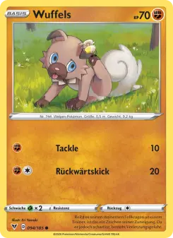 Pokémon-Karte Wuffels 094/185