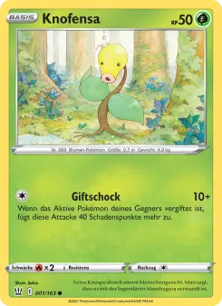Pokémon-Karte Knofensa 001/163