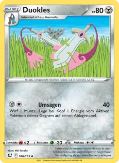Pokémon-Karte Duokles 106/163