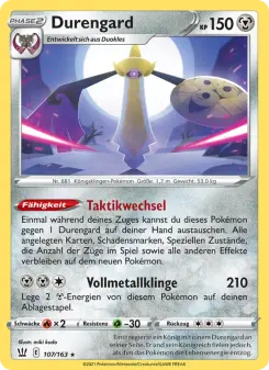 Pokémon-Karte Durengard 107/163