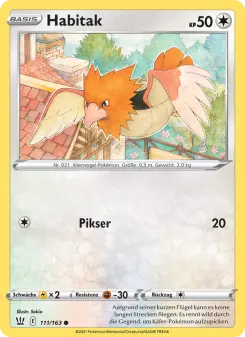 Pokémon-Karte Habitak 111/163